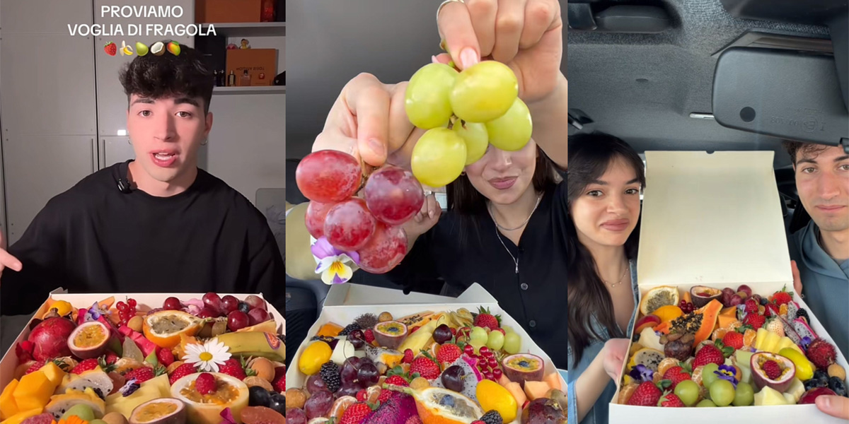 Profili TikTok di @peppedx, @gd.tastedrive, @eledalbuono